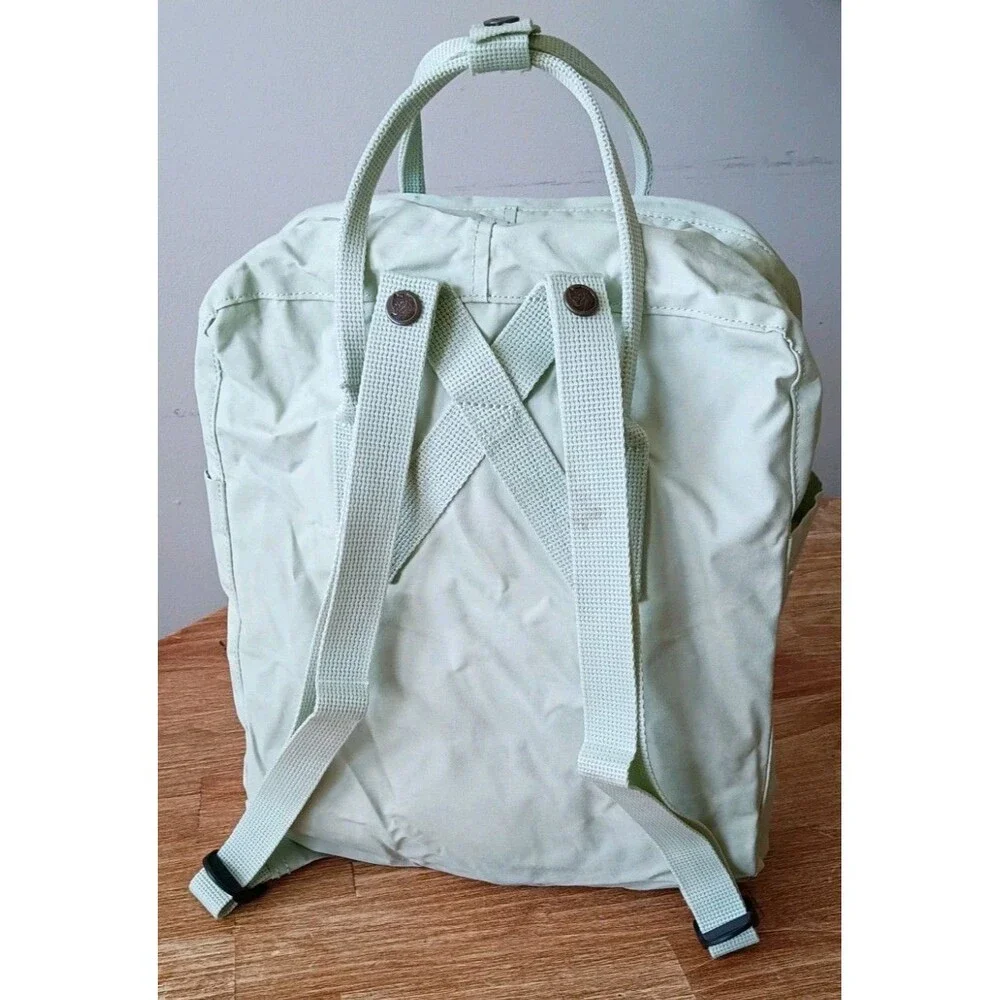Fjällräven Kånken Classic Backpack Mint Green 16L Laptop School Travel Bag